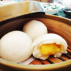 Custard Egg Bun - Melting Pot Tauranga